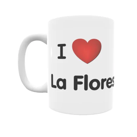 Taza - I ❤ La Floresta Regalo original y funcional. Taza personalizada de tu localidad.