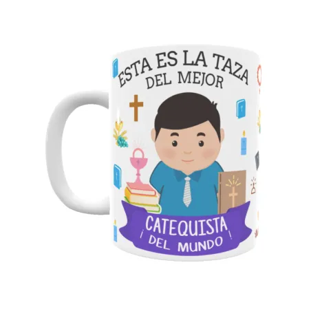 Taza personalizada con tu dedicatoria para EL mejor CATEQUISTA