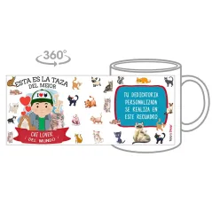 Taza Cat Lover (Él)