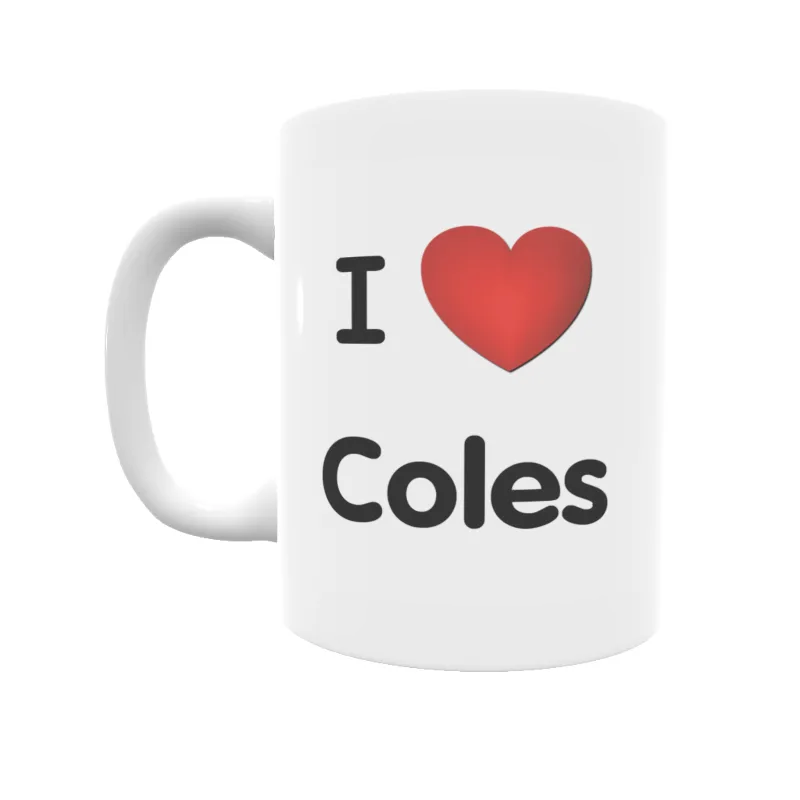 Taza - I ❤ Coles