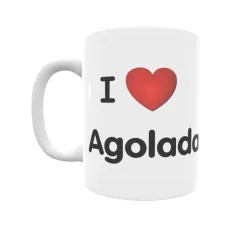 Taza - I ❤ Agolada Regalo original y funcional. Taza personalizada de tu localidad.