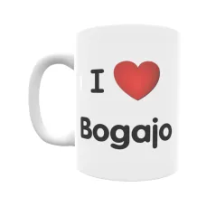 Taza - I ❤ Bogajo Regalo original y funcional. Taza personalizada de tu localidad.