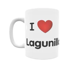 Taza - I ❤ Lagunilla Regalo original y funcional. Taza personalizada de tu localidad.