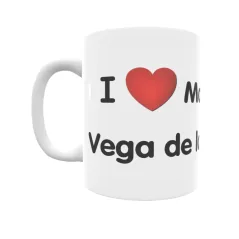 Taza - I ❤ Montejo de la Vega de la Serrezuela Regalo original y funcional. Taza personalizada de tu localidad.