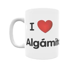 Taza - I ❤ Algámitas Regalo original y funcional. Taza personalizada de tu localidad.