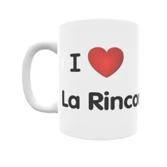 Taza - I ❤ La Rinconada Regalo original y funcional. Taza personalizada de tu localidad.