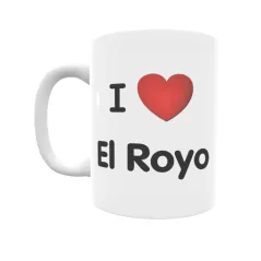 Taza - I ❤ El Royo Regalo original y funcional. Taza personalizada de tu localidad.