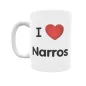 Taza - I ❤ Narros