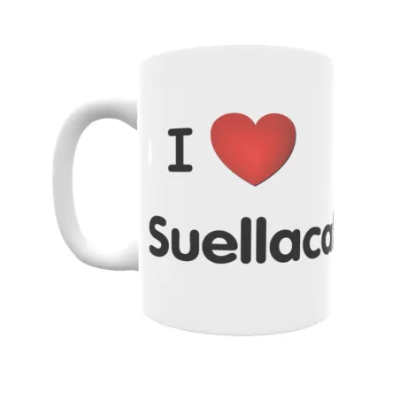 Taza - I ❤ Suellacabras Regalo original y funcional. Taza personalizada de tu localidad.