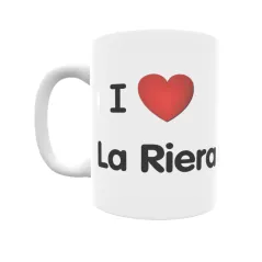 Taza - I ❤ La Riera de Gaià Regalo original y funcional. Taza personalizada de tu localidad.