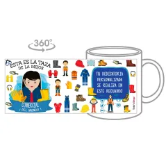 Taza Comercial de Seguridad (Él)