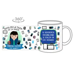 Taza Comercial de Telefonía (Ella)