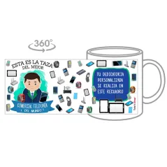 Taza Comercial de Telefonía (Él)