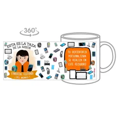 Taza Comercial de Telefonía (Ella)