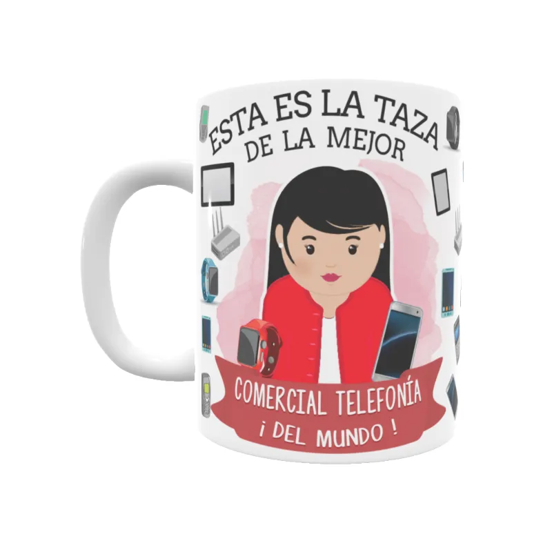 Taza Comercial de Telefonía (Ella)