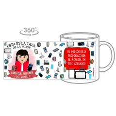 Taza Comercial de Telefonía (Ella)