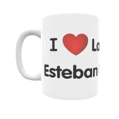 Taza - I ❤ La Torre de Esteban Hambrán Regalo original y funcional. Taza personalizada de tu localidad.