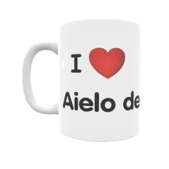 Taza - I ❤ Aielo de Malferit Regalo original y funcional. Taza personalizada de tu localidad.