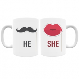 2 Tazas - She and He