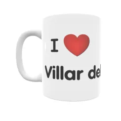 Taza - I ❤ Villar del Arzobispo Regalo original y funcional. Taza personalizada de tu localidad.