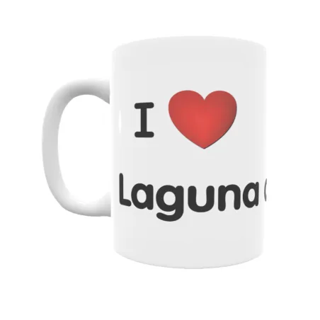 Taza - I ❤ Laguna de Duero Regalo original y funcional. Taza personalizada de tu localidad.