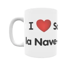 Taza - I ❤ San Pedro de la Nave-Almendra Regalo original y funcional. Taza personalizada de tu localidad.