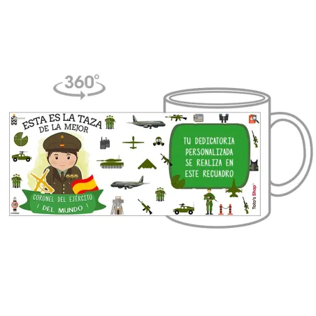 Taza Coronel del Ejército (Ella)