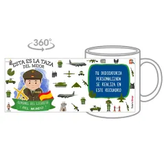 Taza Coronel del Ejército (Él)