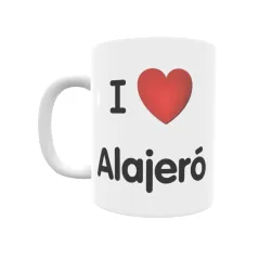 Taza - I ❤ Alajeró Regalo original y funcional. Taza personalizada de tu localidad.