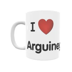 Taza - I ❤ Arguineguín Regalo original y funcional. Taza personalizada de tu localidad.