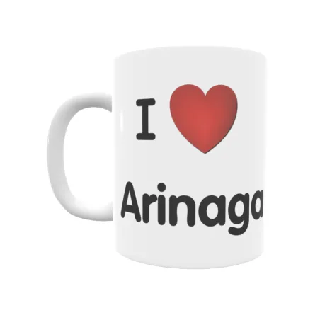 Taza - I ❤ Arinaga Regalo original y funcional. Taza personalizada de tu localidad.