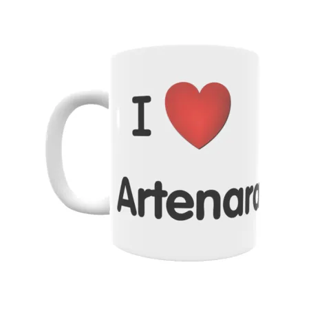 Taza - I ❤ Artenara Regalo original y funcional. Taza personalizada de tu localidad.