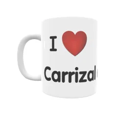 Taza - I ❤ Carrizal de Ingenio Regalo original y funcional. Taza personalizada de tu localidad.