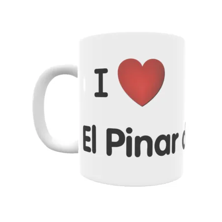 Taza - I ❤ El Pinar de el Hierro Regalo original y funcional. Taza personalizada de tu localidad.