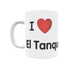 Taza - I ❤ El Tanque Regalo original y funcional. Taza personalizada de tu localidad.