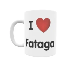 Taza - I ❤ Fataga Regalo original y funcional. Taza personalizada de tu localidad.