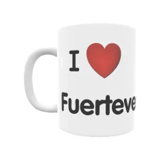 Taza - I ❤ Fuerteventura Regalo original y funcional. Taza personalizada de tu localidad.