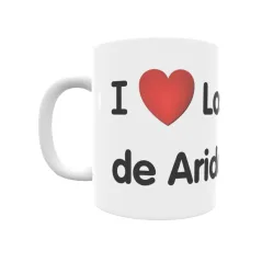 Taza - I ❤ Los Llanos de Aridane Regalo original y funcional. Taza personalizada de tu localidad.