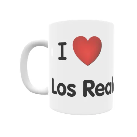 Taza - I ❤ Los Realejos Regalo original y funcional. Taza personalizada de tu localidad.