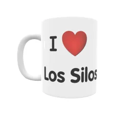 Taza - I ❤ Los Silos Regalo original y funcional. Taza personalizada de tu localidad.