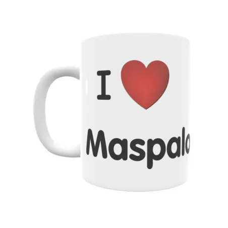 Taza - I ❤ Maspalomas Regalo original y funcional. Taza personalizada de tu localidad.