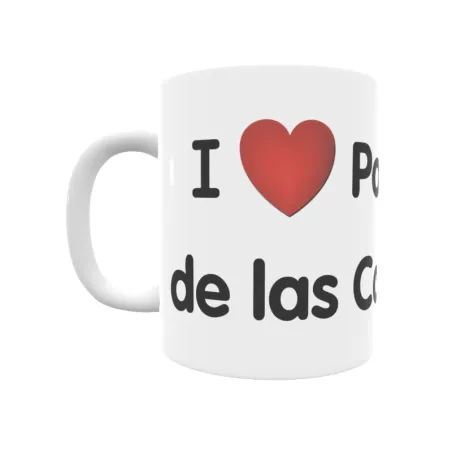 Taza - I ❤ Pozo de las Calcosas Regalo original y funcional. Taza personalizada de tu localidad.