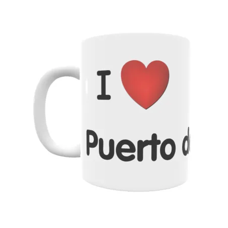 Taza - I ❤ Puerto de la Cruz Regalo original y funcional. Taza personalizada de tu localidad.