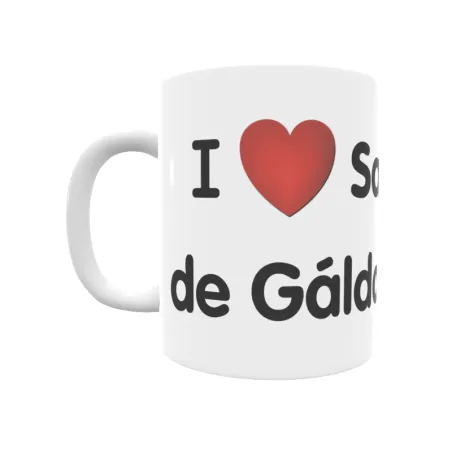 Taza - I ❤ San Isidro de Gáldar Regalo original y funcional. Taza personalizada de tu localidad.