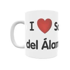 Taza - I ❤ San José del Álamo Regalo original y funcional. Taza personalizada de tu localidad.