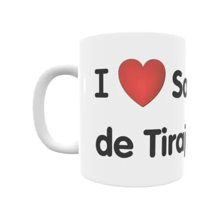 Taza - I ❤ Santa Lucía de Tirajana Regalo original y funcional. Taza personalizada de tu localidad.