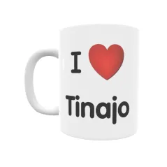 Taza - I ❤ Tinajo Regalo original y funcional. Taza personalizada de tu localidad.