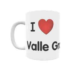 Taza - I ❤ Valle Gran Rey Regalo original y funcional. Taza personalizada de tu localidad.