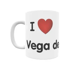 Taza - I ❤ Vega de Río Regalo original y funcional. Taza personalizada de tu localidad.