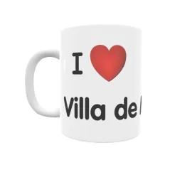 Taza - I ❤ Villa de Mazo Regalo original y funcional. Taza personalizada de tu localidad.